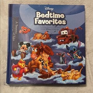Disney Bedtime Favorites Book with Blue and Red Cover